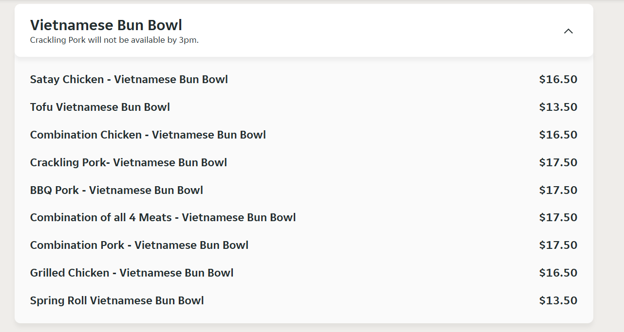 Menu page 4