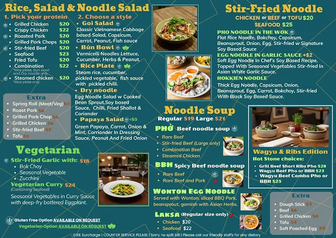 Menu page 1