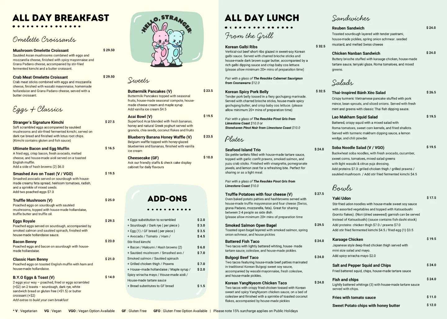 Menu page 2