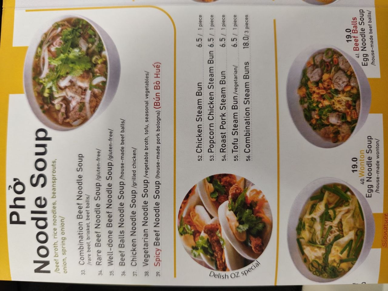 Menu page 5