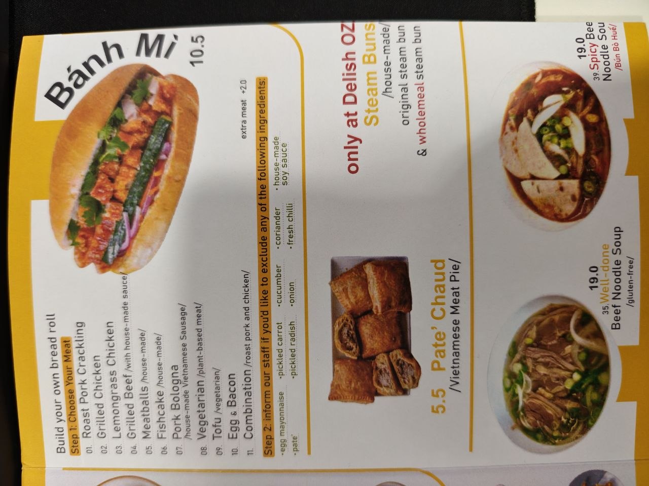 Menu page 6