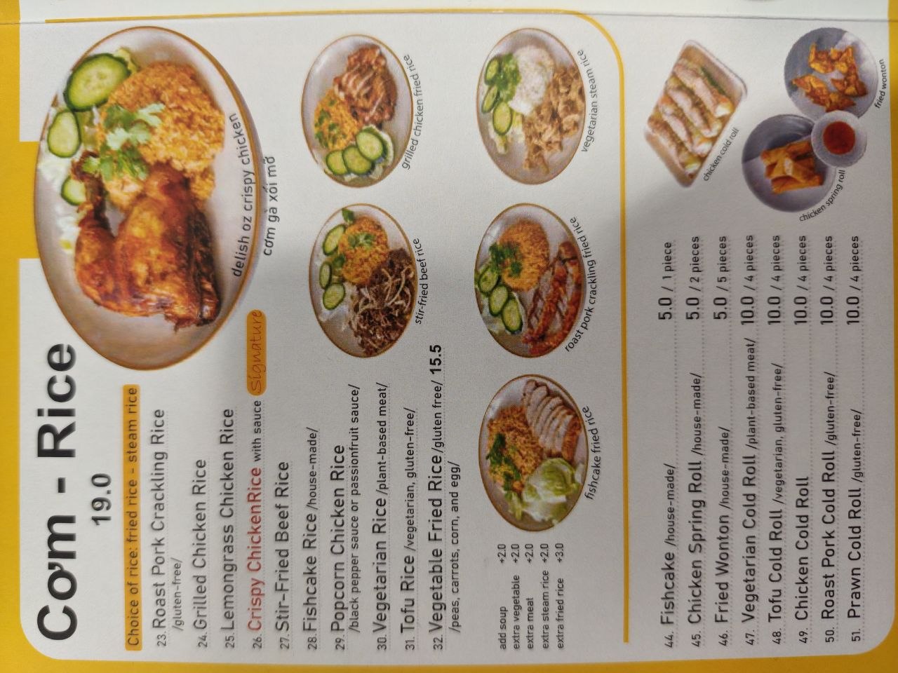 Menu page 7