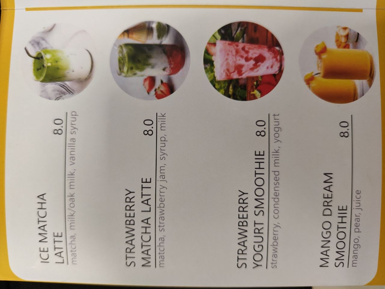 Menu page 5