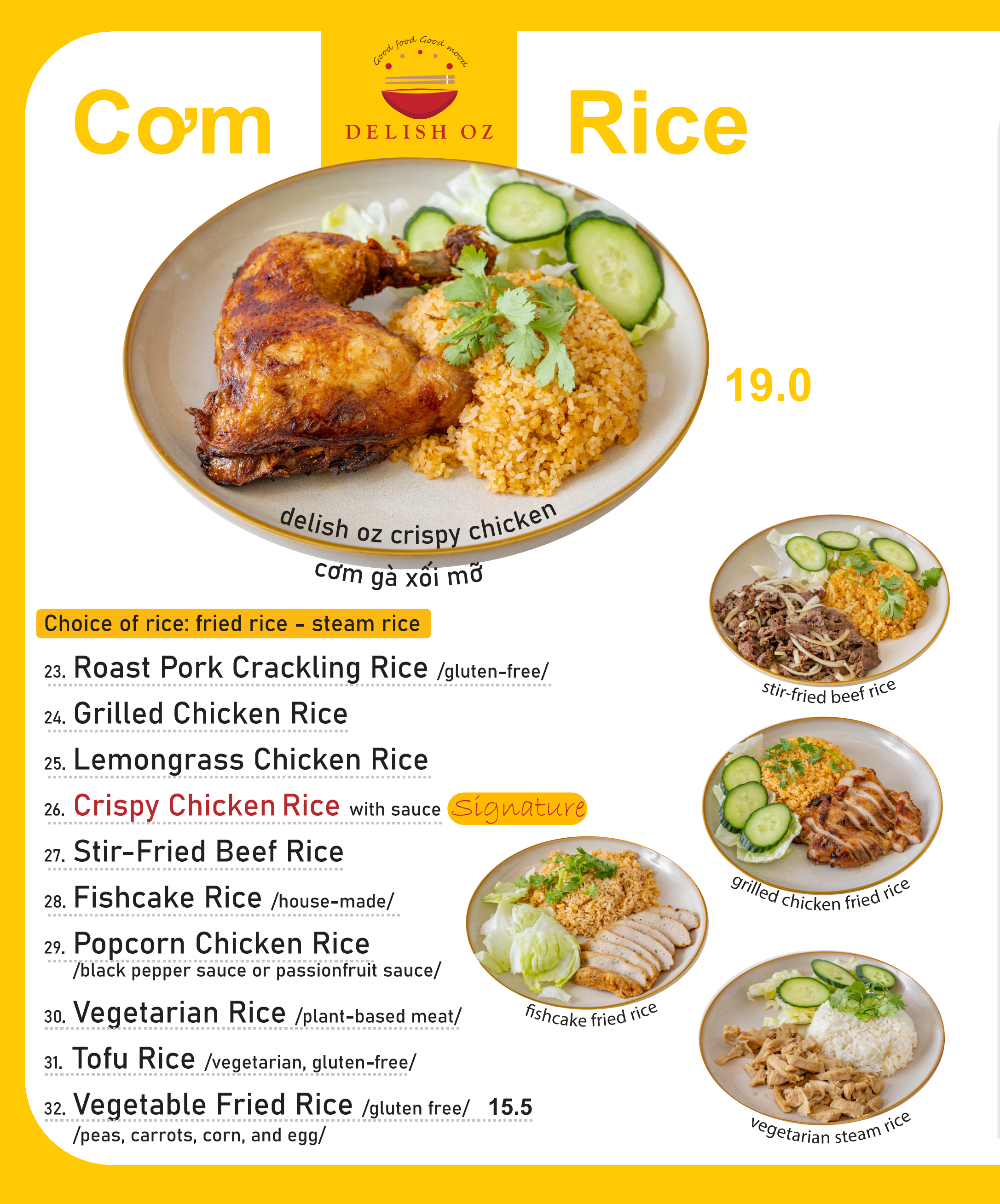 Menu page 1
